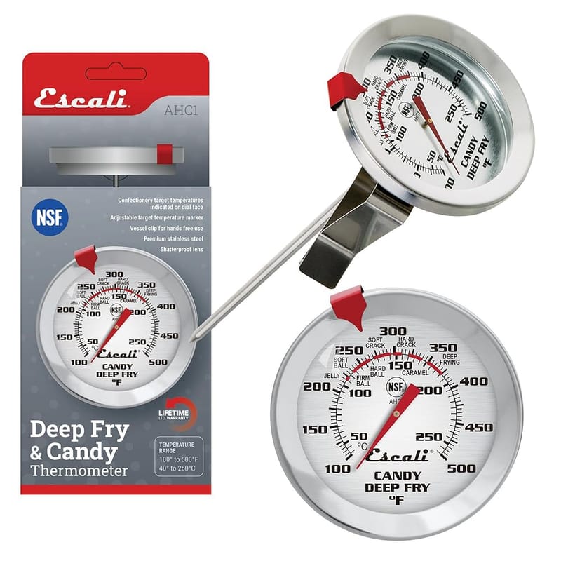 Escali AHC1 NSF-Listed Thermometer, Silver
